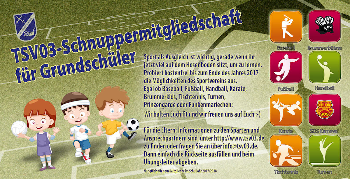Gutschein für Schnuppertraining